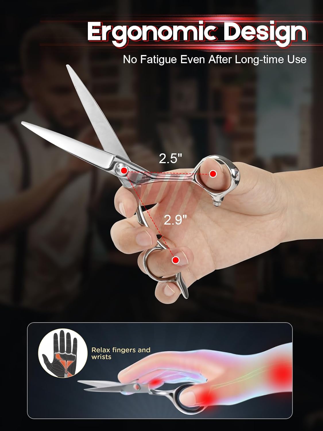 Tijeras de Corte de Cabello Profesionales, Tijeras de Peluquero de...