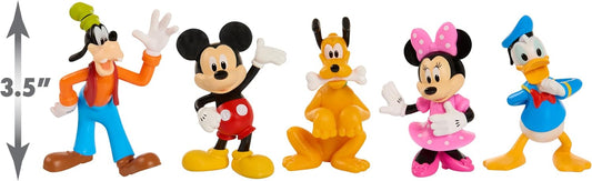 Just Play - Juego de figuras coleccionables de Mickey Mouse, paquet...