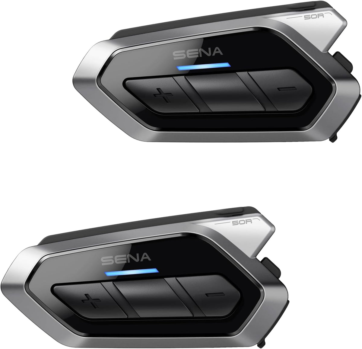 Sena 50R - Auriculares Bluetooth de 3 botones para motocicleta con...