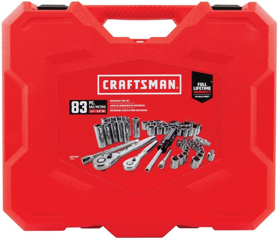 CRAFTSMAN CMMT12021 - Juego de herramientas mecánicas, SAE\/métrico...