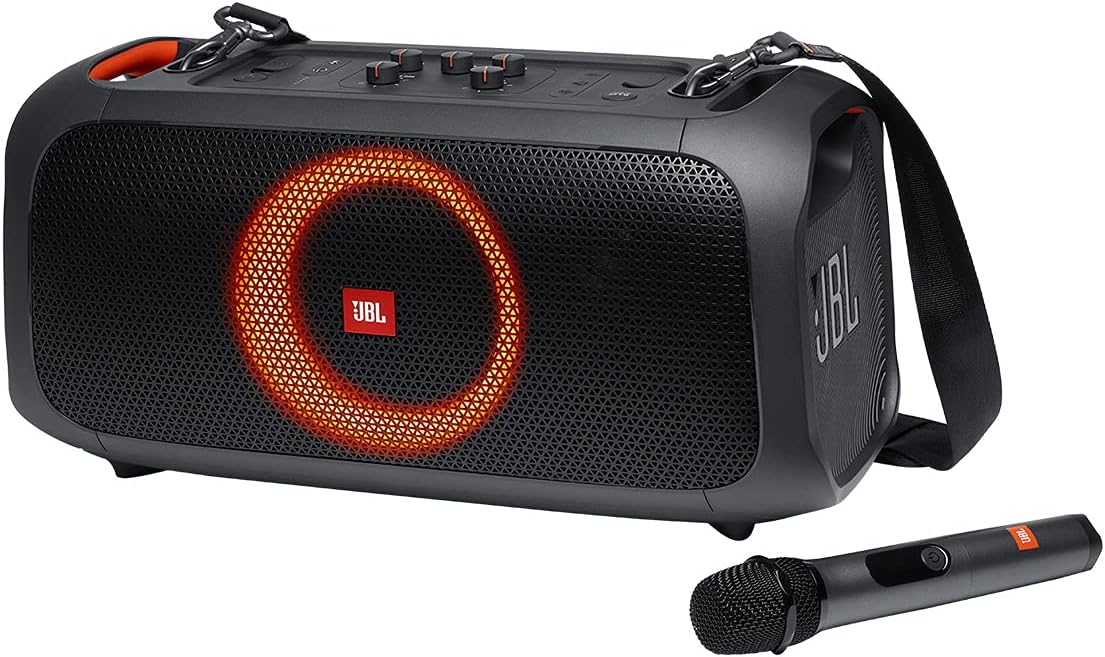 JBL PartyBox On-The-Go Potente altavoz portátil Bluetooth para fies...