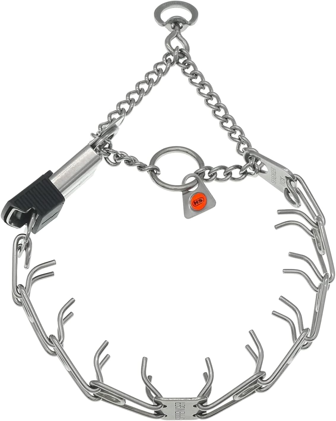 Collar de entrenamiento Herm Sprenger con puntas y hebilla de liber...