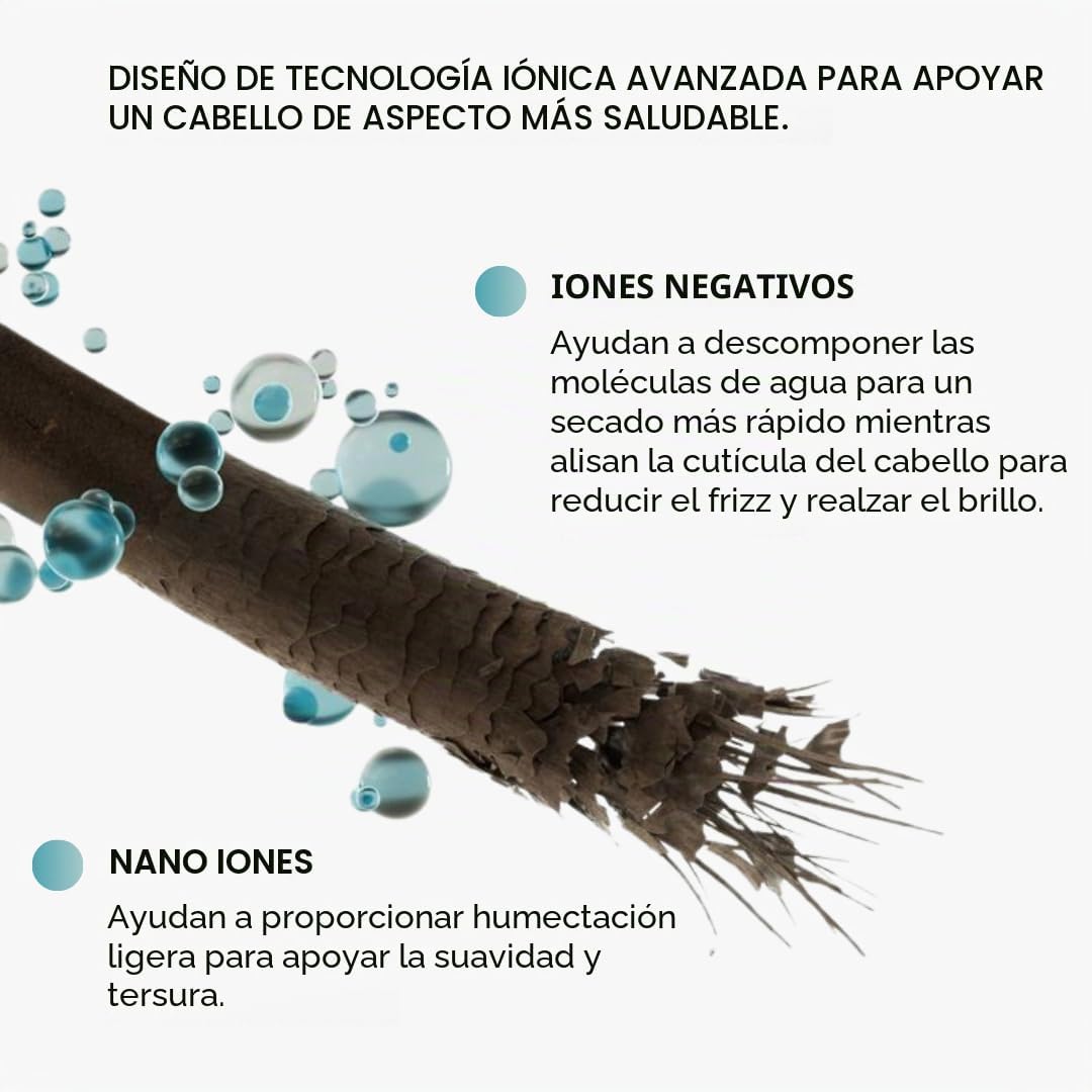 Secador de pelo Elara Superluxe con cápsulas de tratamiento con inf...