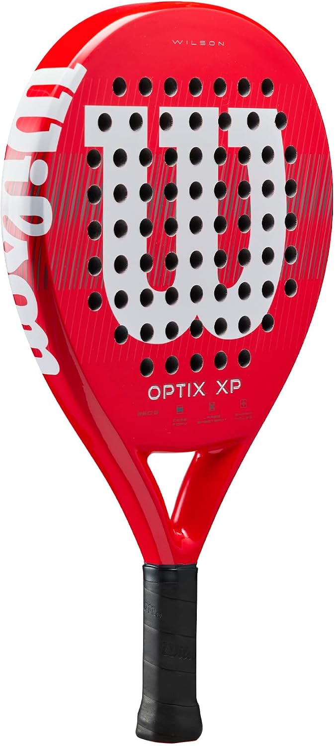 Wilson Kit de pádel Optix XP - Rojo, con la paleta Optix XP roja y...