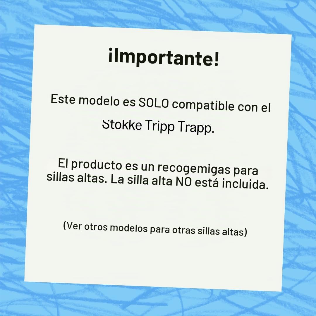 CATCHY - Recogedor de alimentos - Compatible con la silla alta Stok...