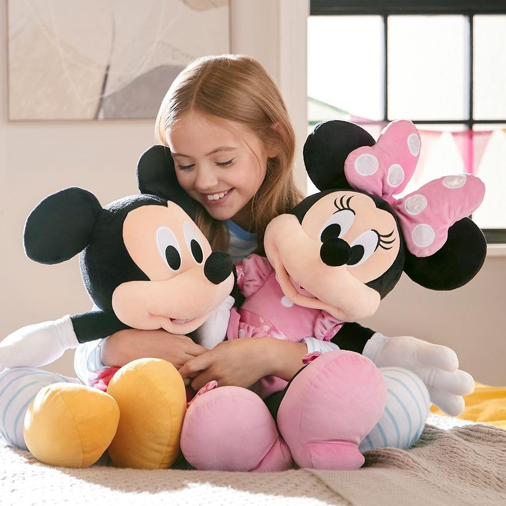 Disney Store - Peluche oficial de Minnie Mouse - Vestido rosa \u201...