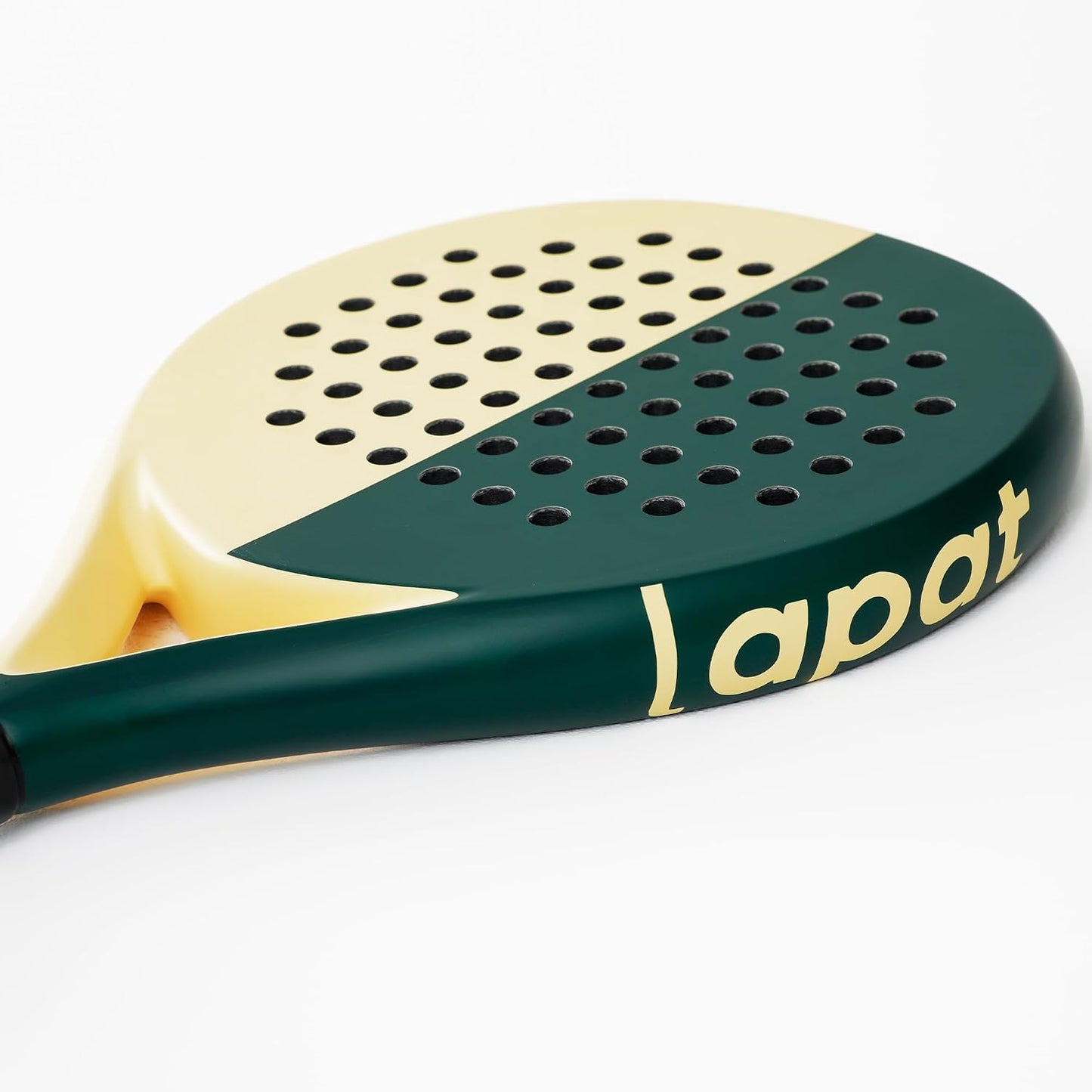 LAPAT Raqueta de pádel con bolsa de cubierta, superficie de carbono...
