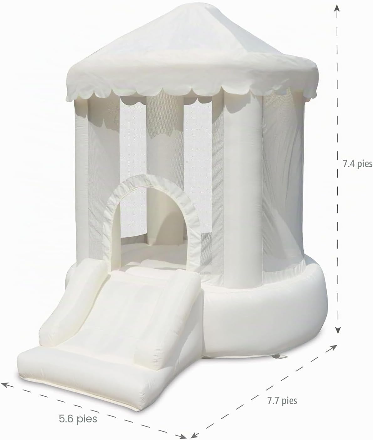 Bounceland Mini tienda de campaña Creamsicle Bounce House, 7.7 pies...