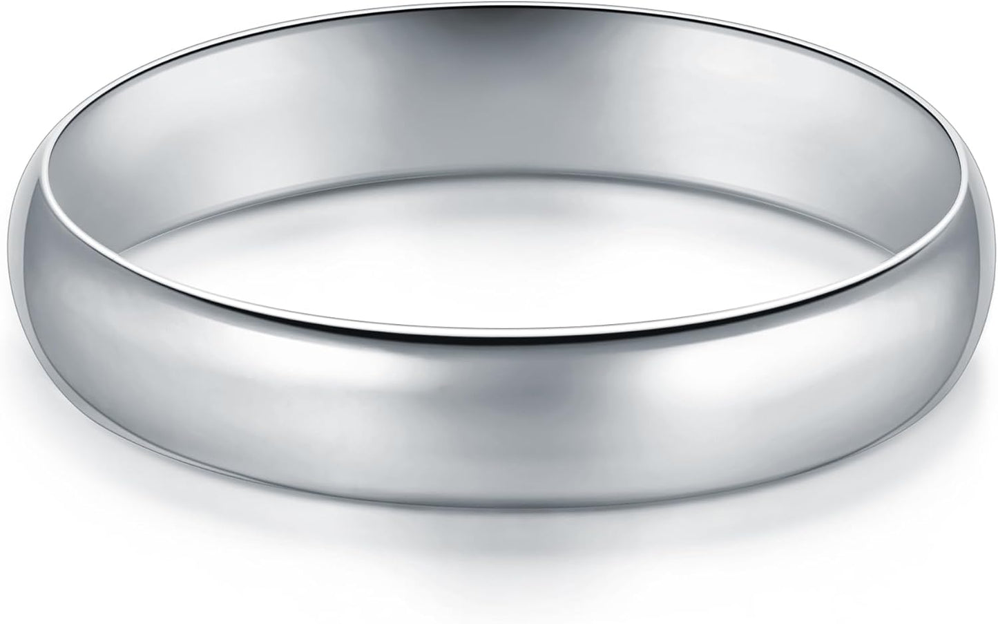 Anillo de boda de calce cómodo, resistentes al deslustre, liso, pul...