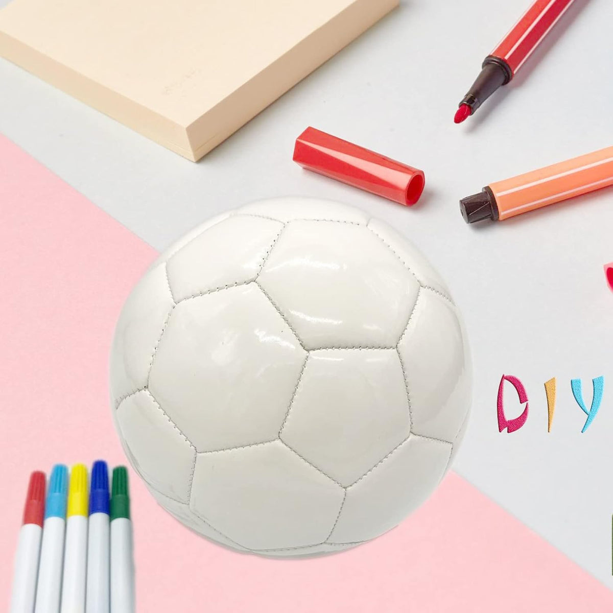 Balón de fútbol SPDTECH tamaño 3 4 5 Color puro DIY niños niño rega...