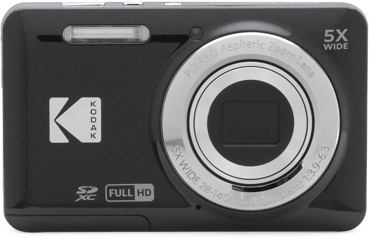 Kodak PIXPRO FZ55 - Cámara digital (negro) + Tarjeta de memoria de...