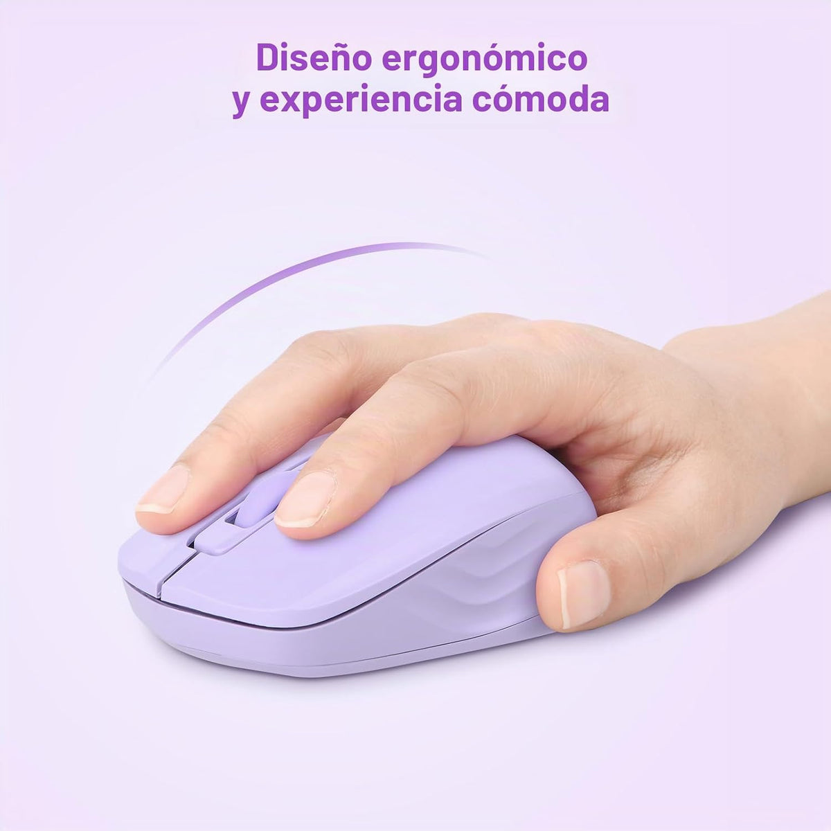 Combo de teclado y mouse inalámbricos, teclado estándar Rii para PC...