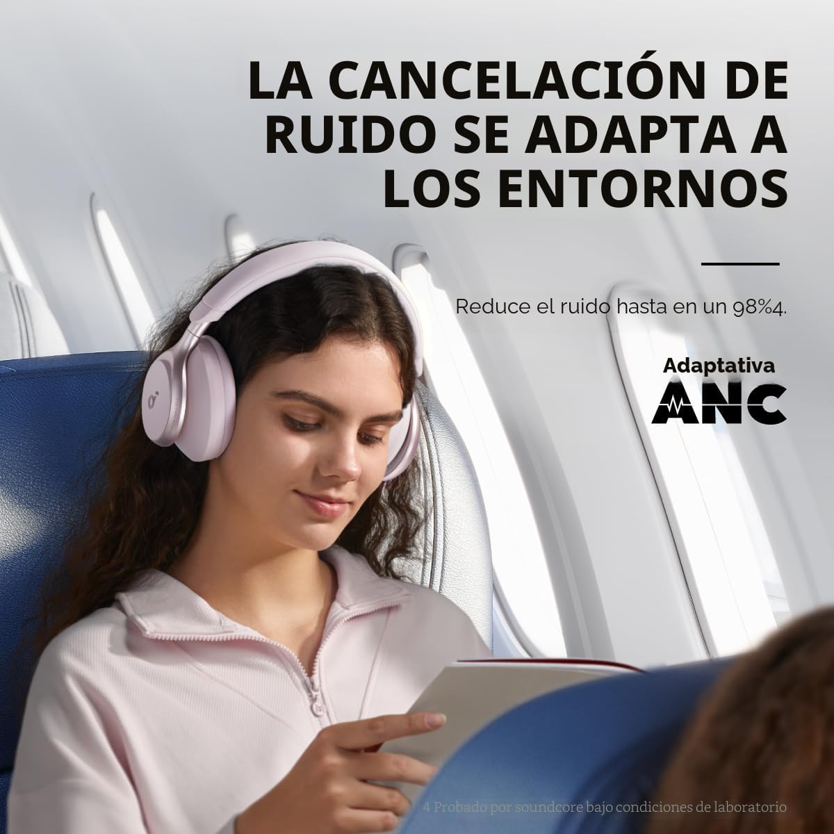 Soundcore de Anker, Space One, Auriculares con cancelación activa d...