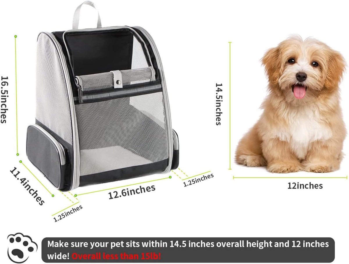 Texsens - Mochila para transporte de mascotas, con un innovador sis...