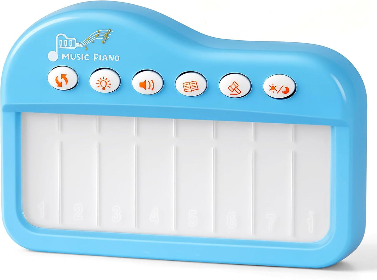 Touch-Play - Piano de juguete para bebé de 6 a 18 meses, juguetes m...