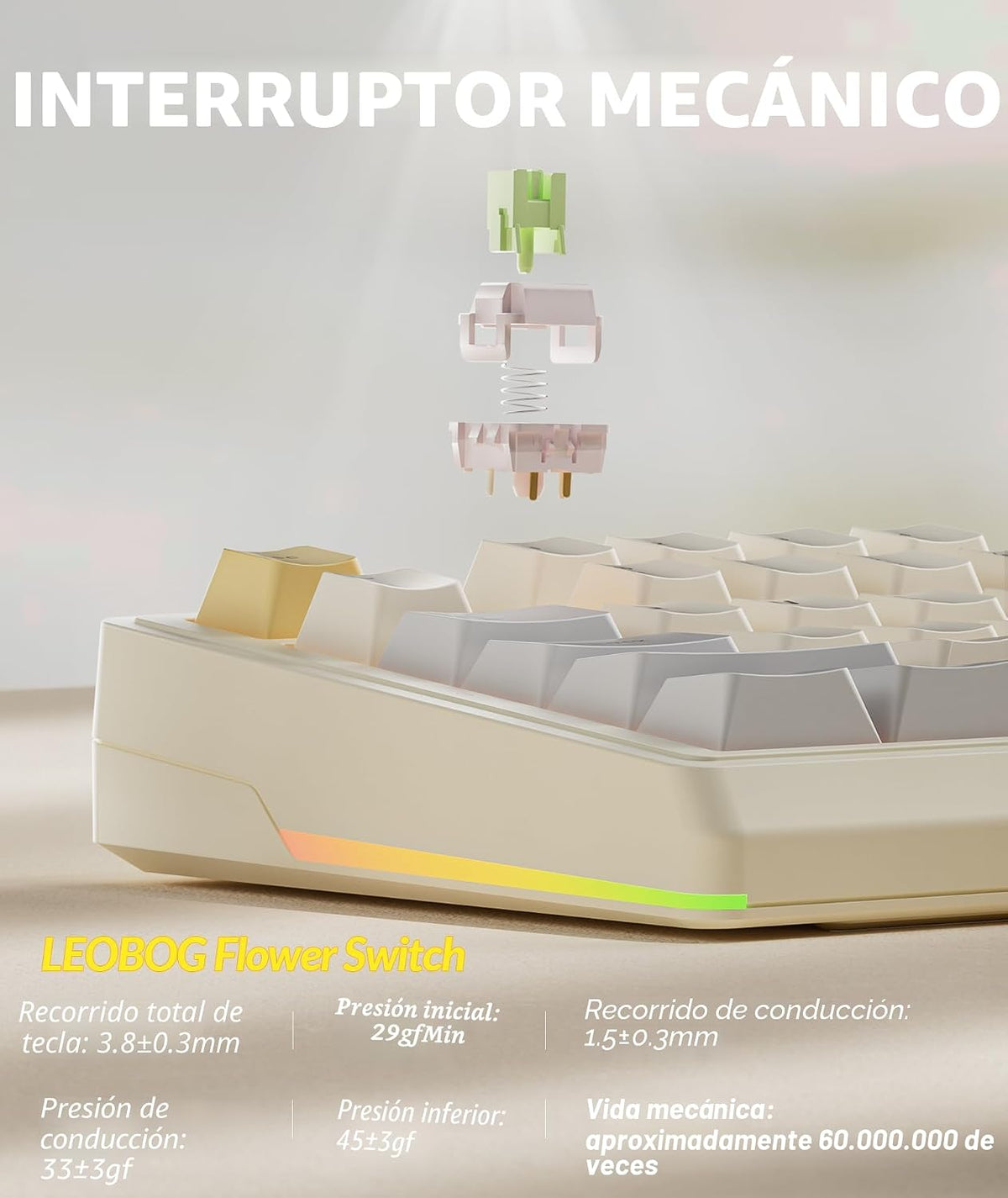 SOLAKAKA KI99 Pro - Teclado inalámbrico para juegos al 96 %, teclad...