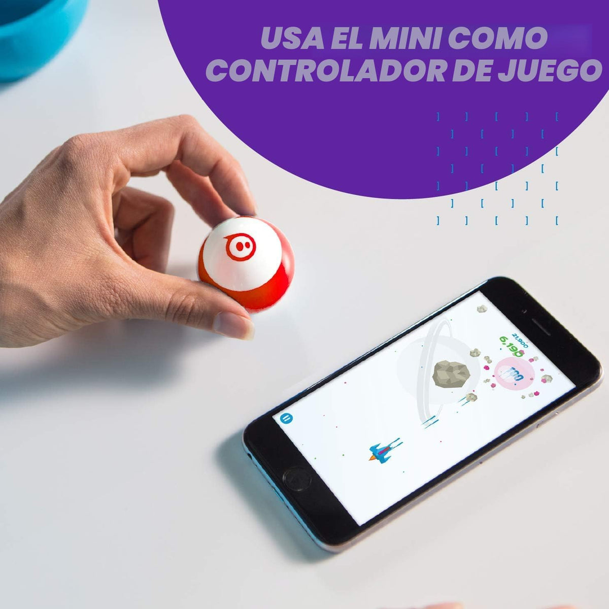Sphero Mini (verde) - Bola robot de codificación para niños - Diver...