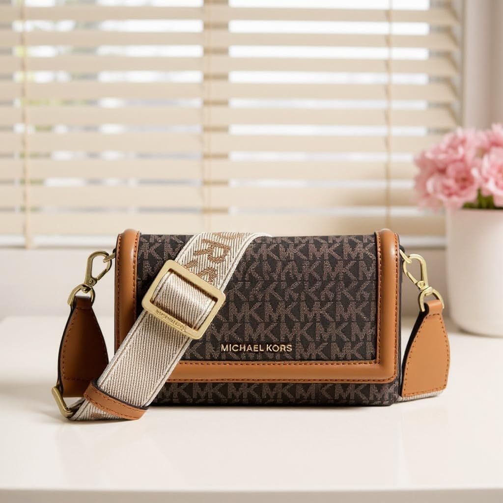 MICHAEL Michael Kors Jet Set - Correa cruzada pequeña para teléfono