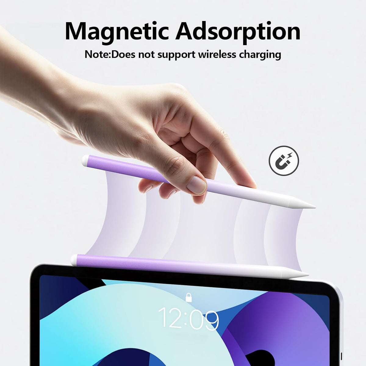 Lápiz óptico para iPad 6-11ª generación 2X carga rápida, rechazo de...