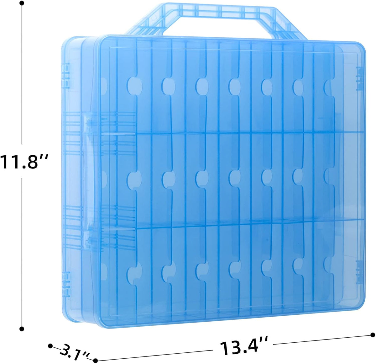KISLANE Estuche de almacenamiento de doble cara para 48 autos, auto...