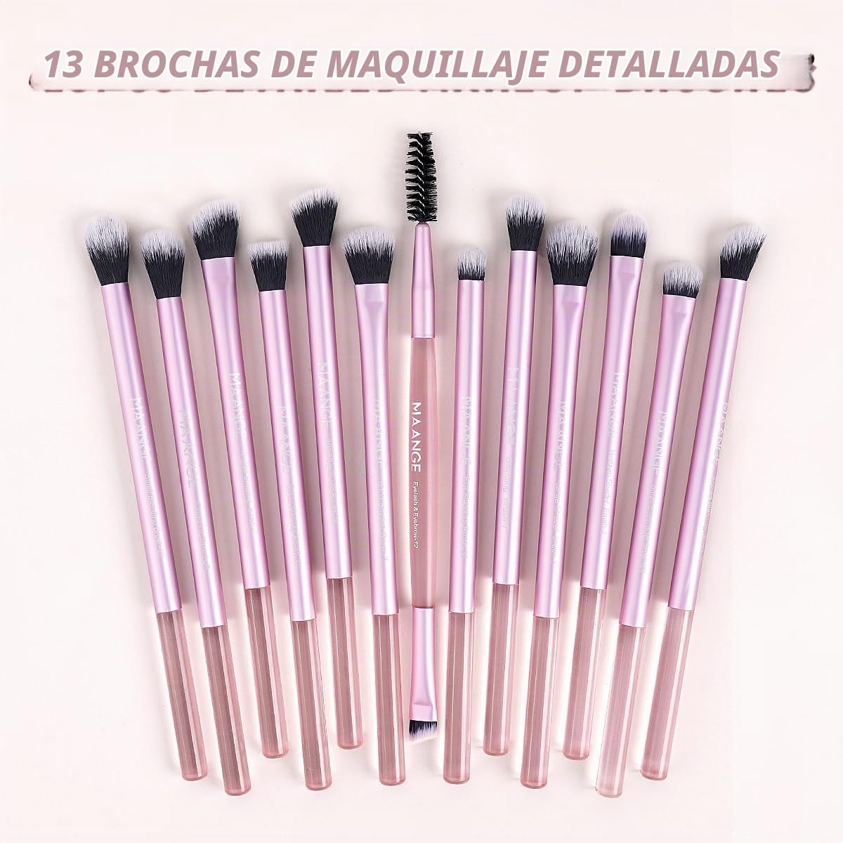 MAANGE 20 piezas de brochas de maquillaje con caja de regalo, broch...