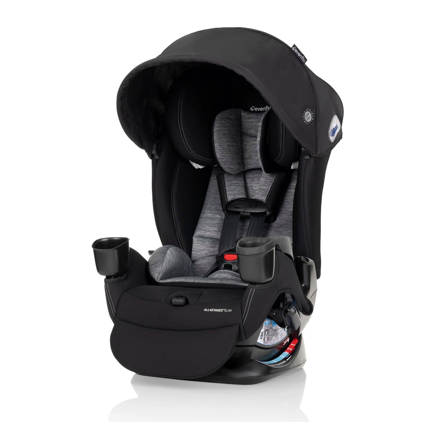 Evenflo All4Stages Slim Plus Canopy Asiento convertible 4 en 1 para...
