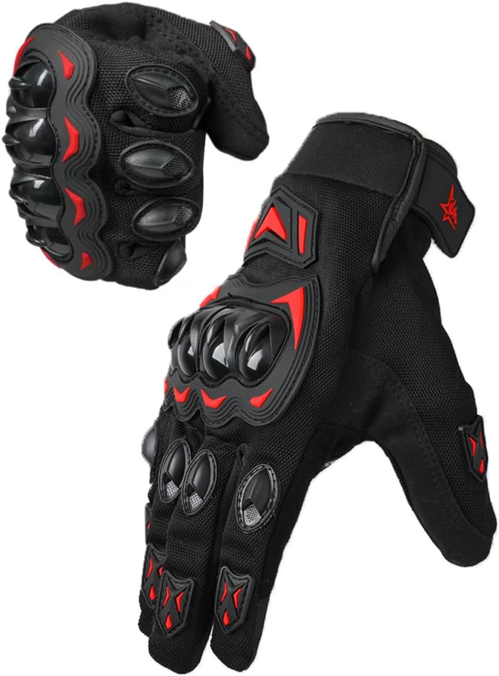 Mmhpluos Guantes de motocicleta, guantes de pantalla táctil para mo...