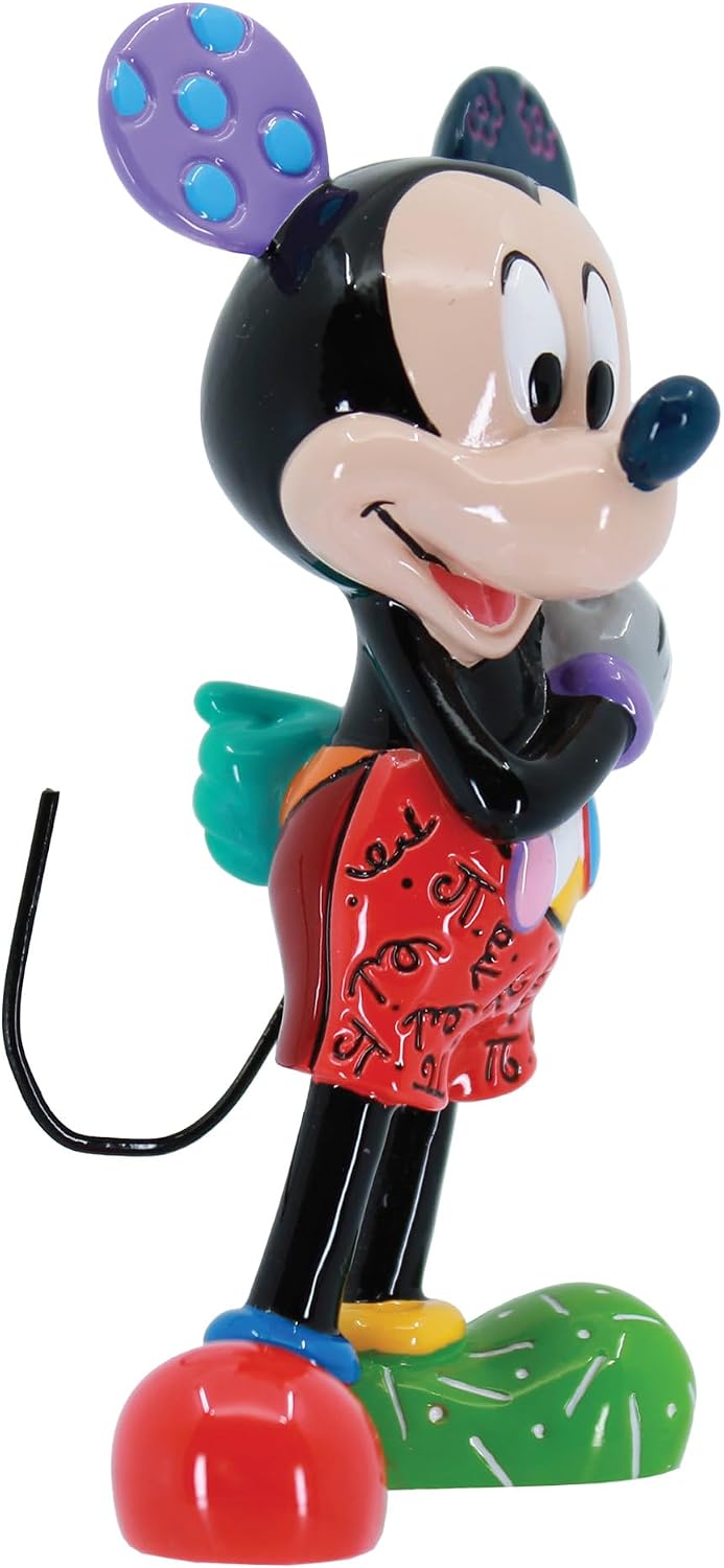 Enesco Disney Britto Mickey Mouse - Figura en miniatura plegada con...
