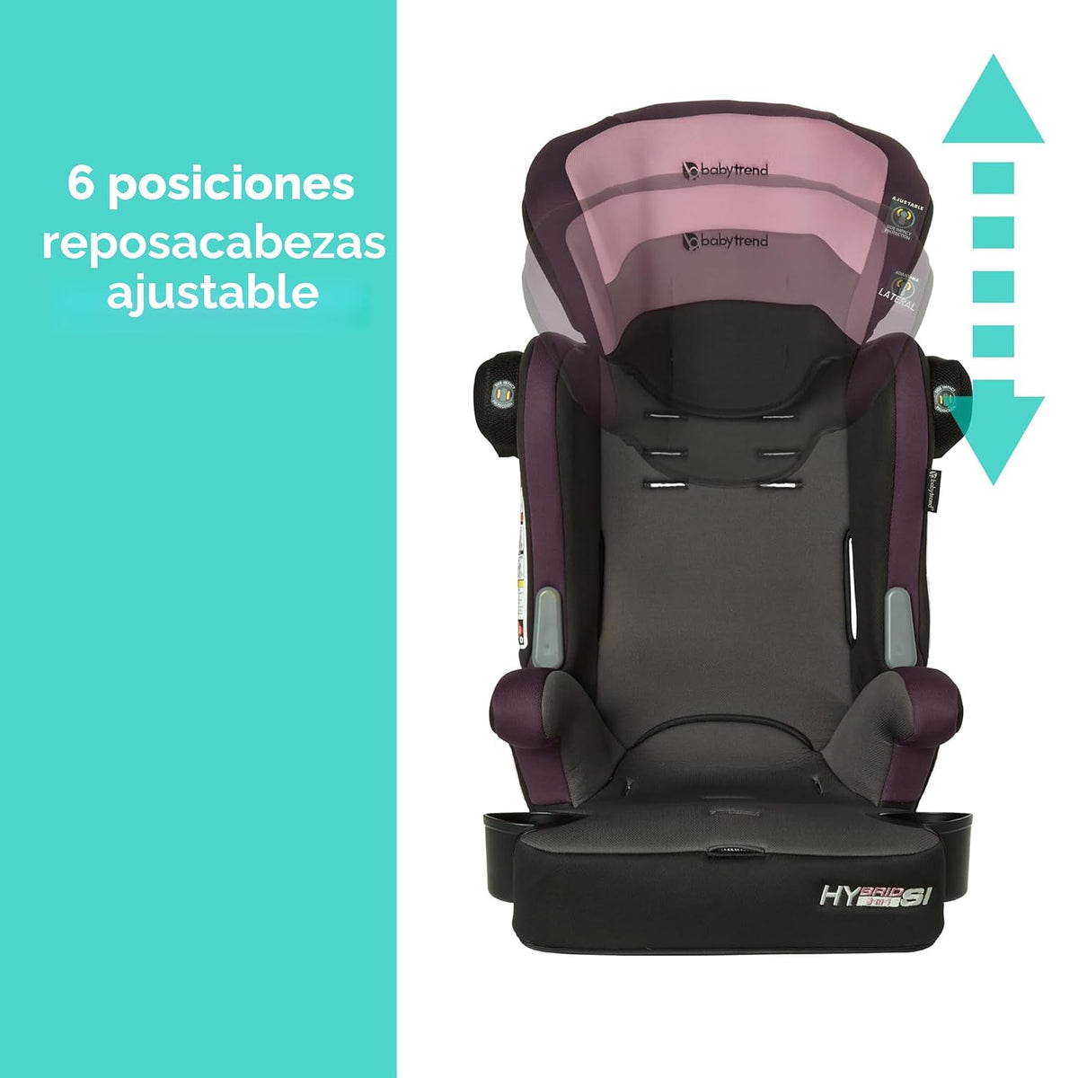 Baby Trend Hybrid SI 3 en 1 - Asiento de coche con refuerzo de comb...