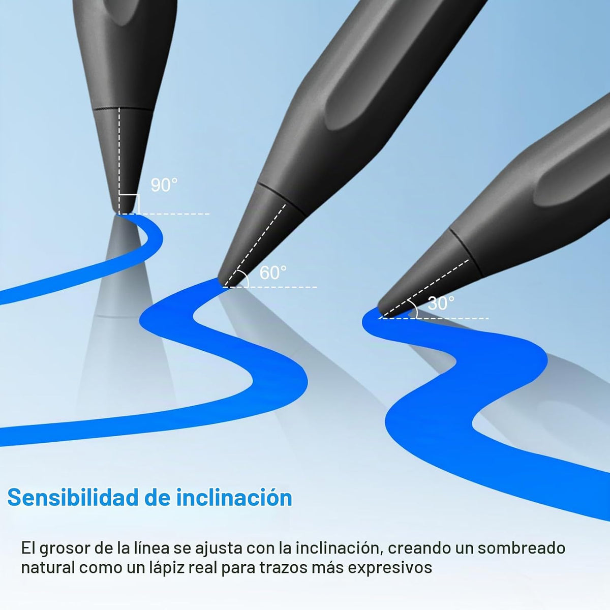 Lápiz capacitivo para iPad Apple: Carga rápida para lápiz de Apple...