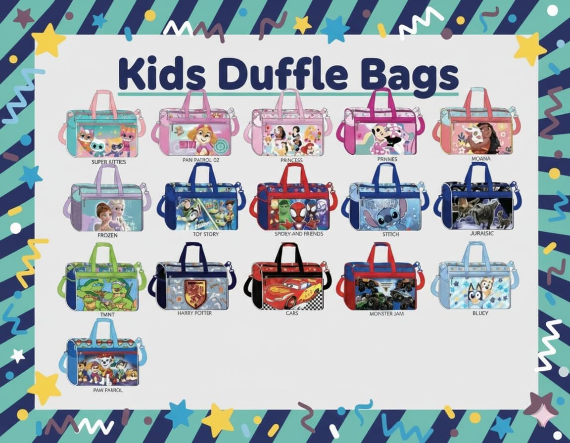 Bolsa de lona para niños de 16.5 pulgadas - Bolsa de viaje y deport...