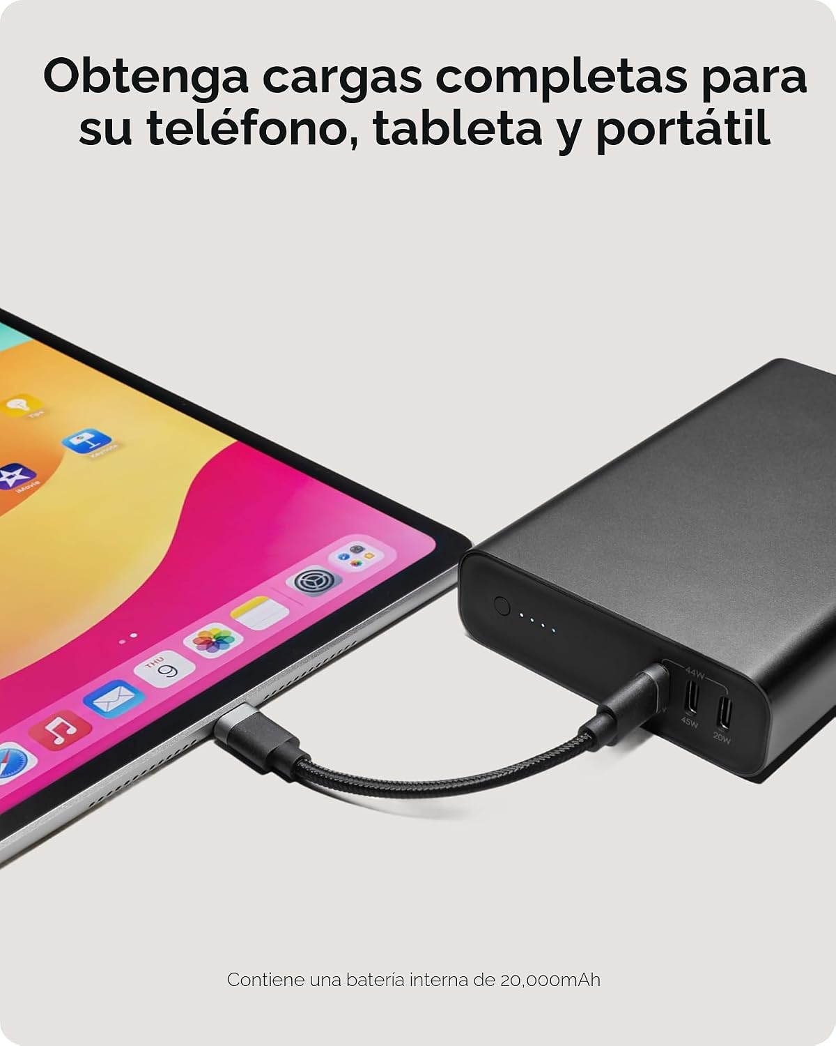 Mophie Powerstation Fast 20,000mAh Batería externa | Carga más rápi...