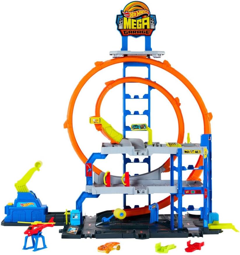 Set de Pista de Coches Juguetes Hot Wheels con Coche de Fundición a...
