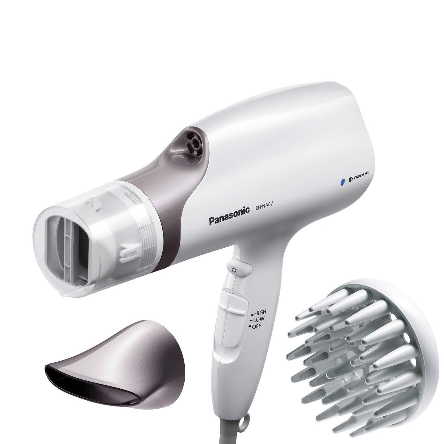 Panasonic Secador de pelo Nanoe Salon con boquilla oscilante de sec...