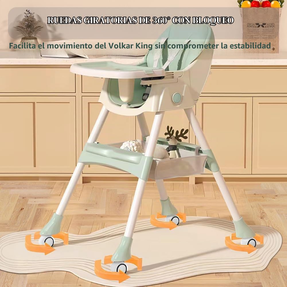 Sillas altas para bebés y niños pequeños, silla alta convertible 4...