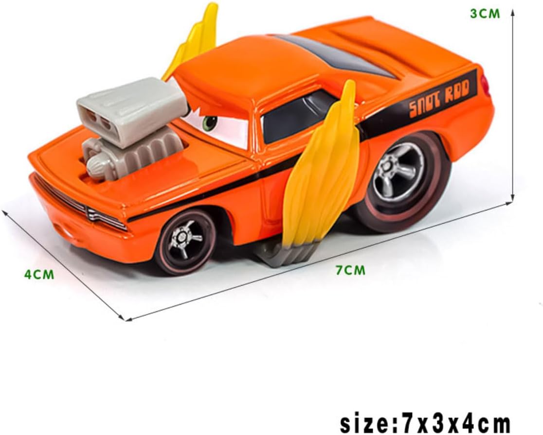 Juguetes de coche de película Racing Clan Wingo Slug DJ Boust Metal...