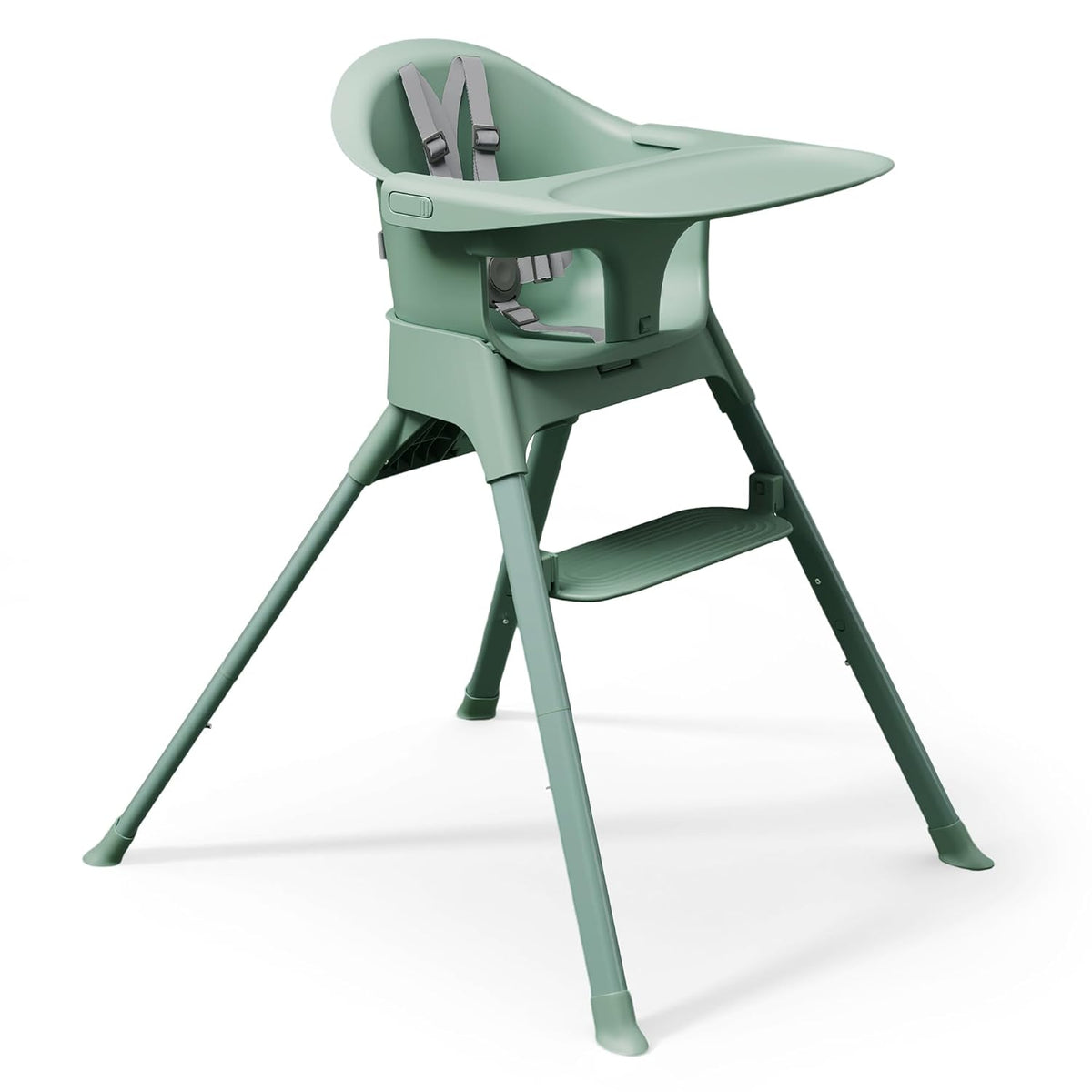 Mompush Olli Silla alta convertible 7 en 1 para bebés y niños peque...