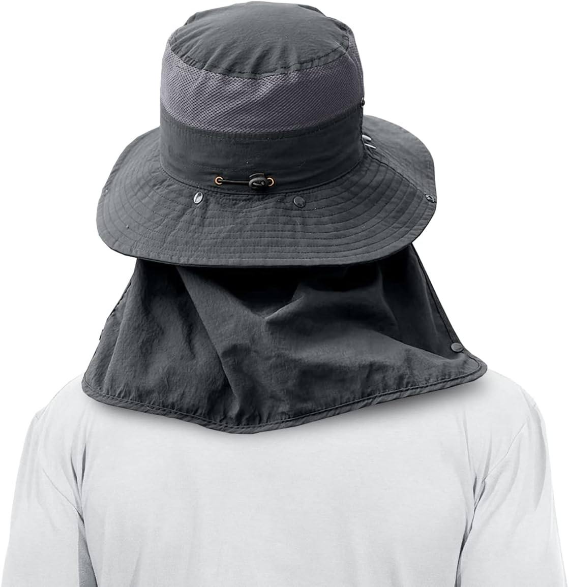 Paquete de 3 sombreros de pesca de ala ancha para hombre, protecció...