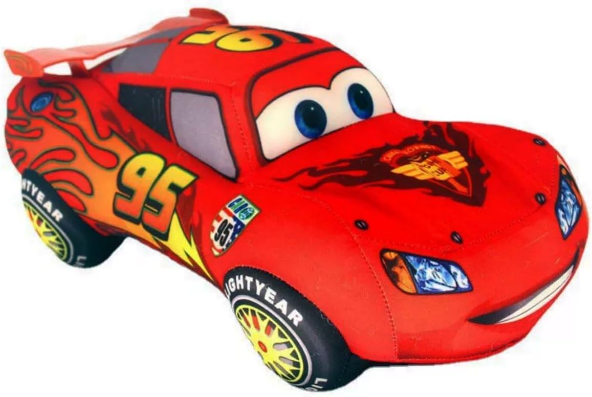 AYGITAL Movies Cars McQueen - Almohadas de peluche para automóvil,...