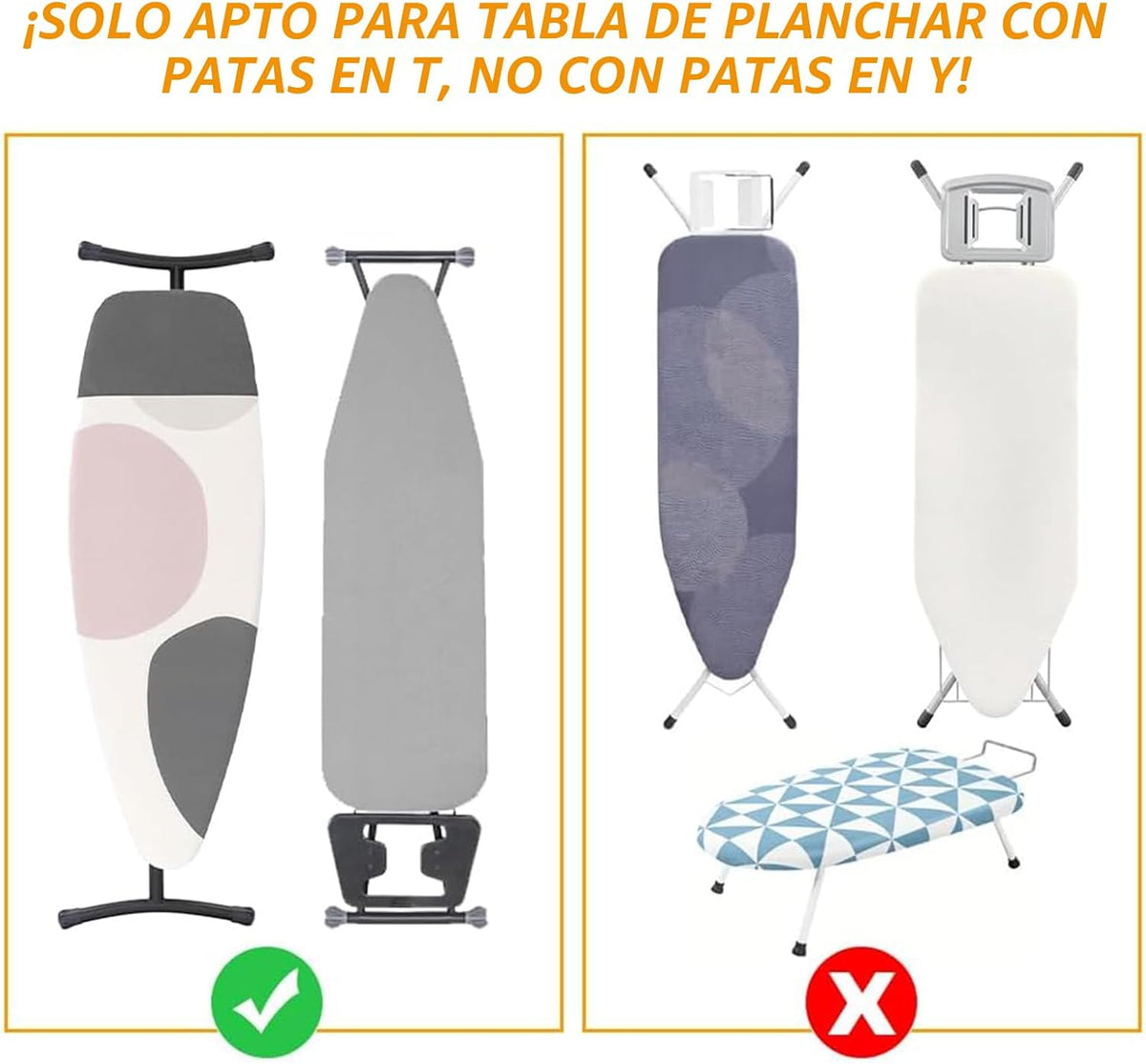 TJ.MOREE Soporte para tabla de planchar de metal para montaje en pa...