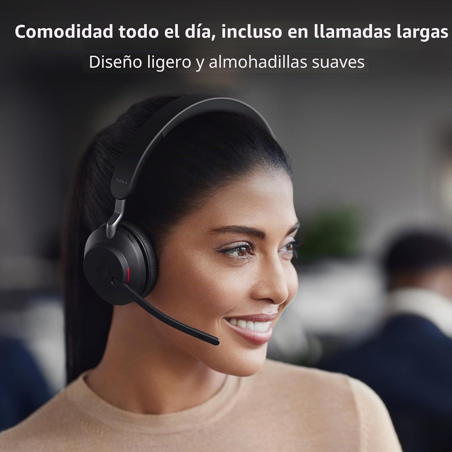 Jabra Evolve2 65 - Auriculares inalámbricos Bluetooth con micrófono...
