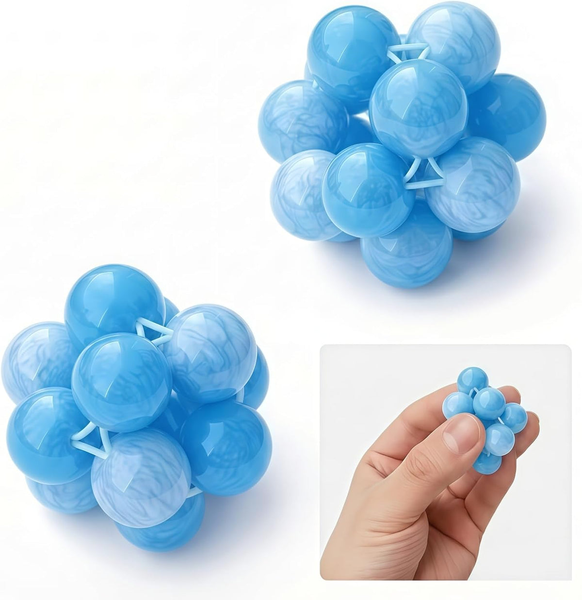 Fidget Toy Stress Relief Squeeze Ball - Bola sensorial con aparienc...