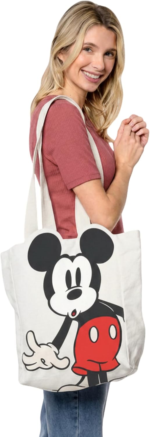 Disney Tote Pooh Eeyore Mickey Minnie Stitch Bolsa de lona