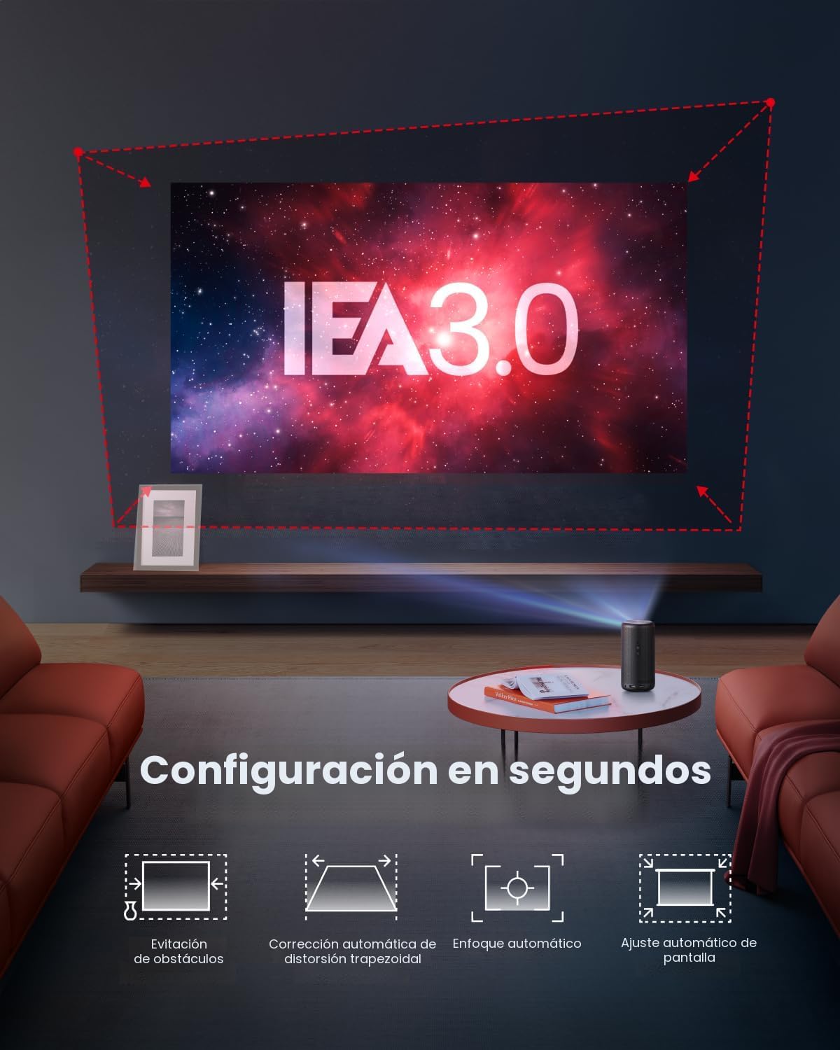 NEBULA Proyector portátil Capsule 3, certificado por Netflix | Bate...