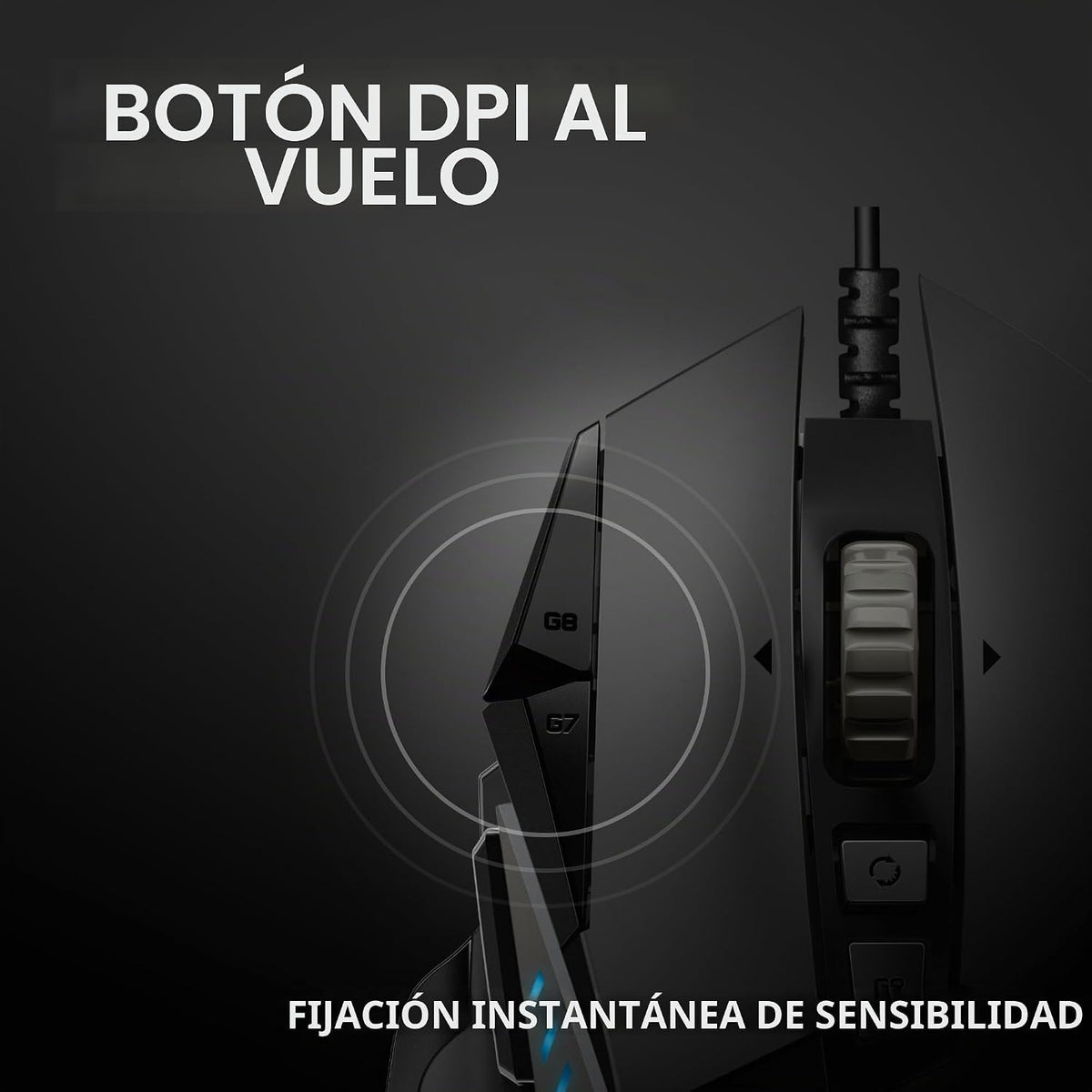 Logitech G Ratón para juegos con cable 502 Hero - Negro | Alto rend...