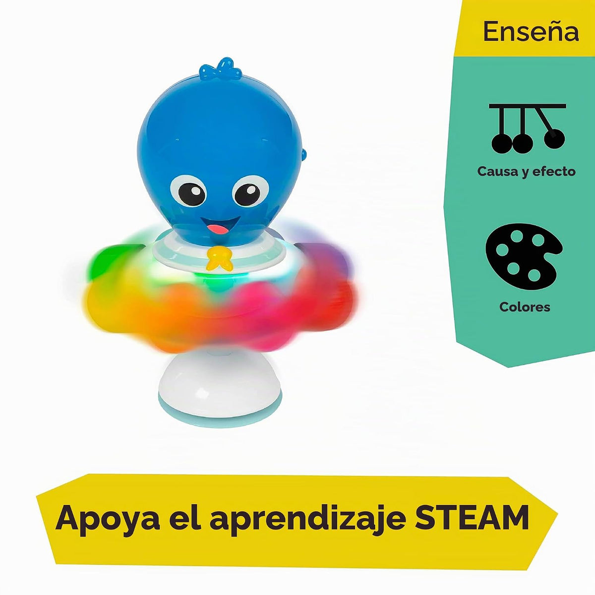 Baby Einstein Ocean Explorers Opus Spin &amp; Sea - Juguete de succ...