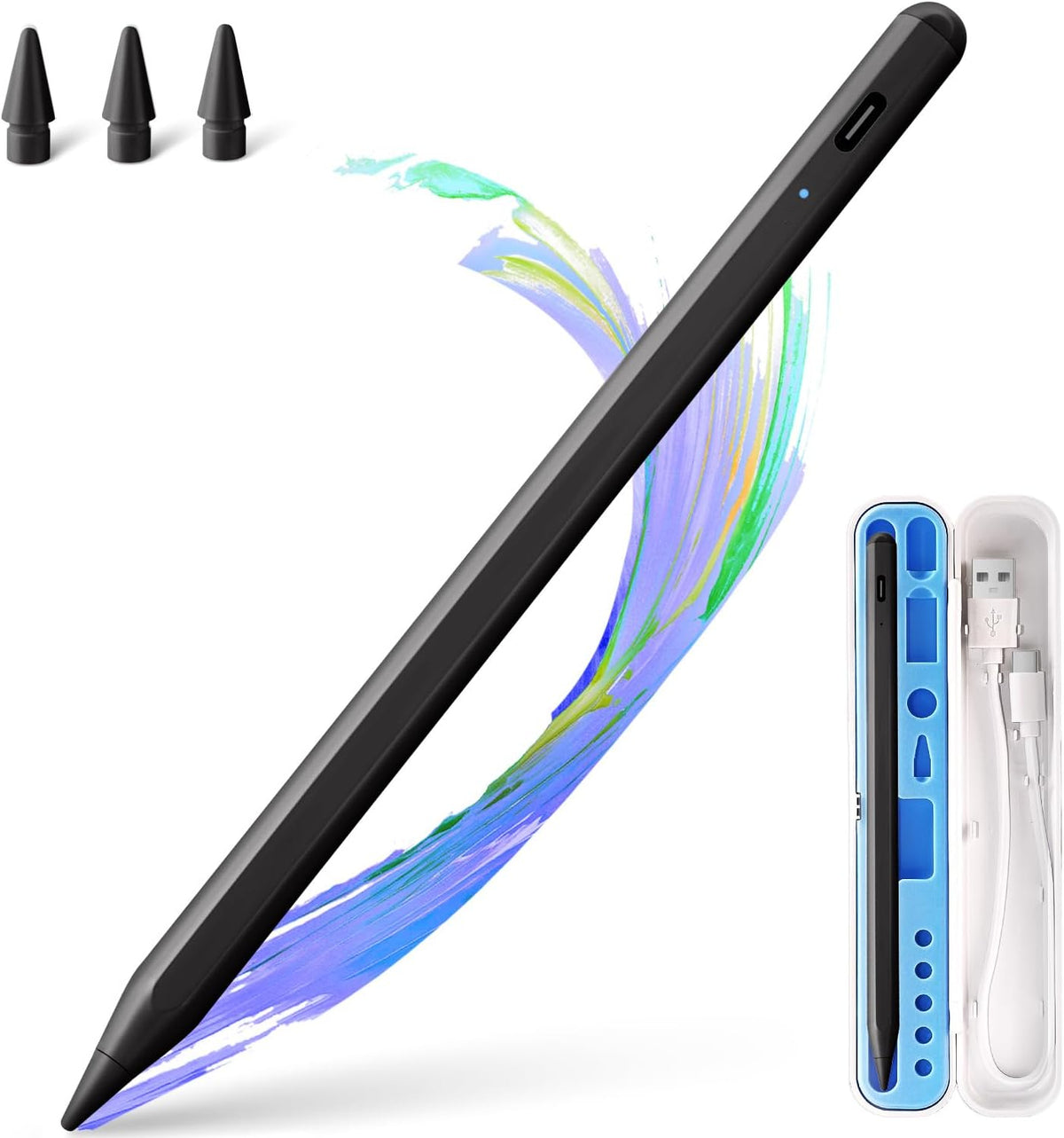 Lápiz capacitivo para iPad Apple: Carga rápida para lápiz de Apple...