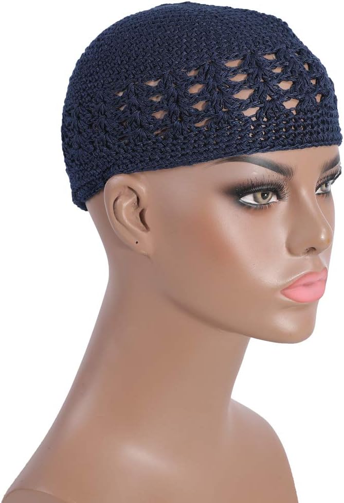 Gorros unisex de algodón de primera calidad para tejer calavera, go...