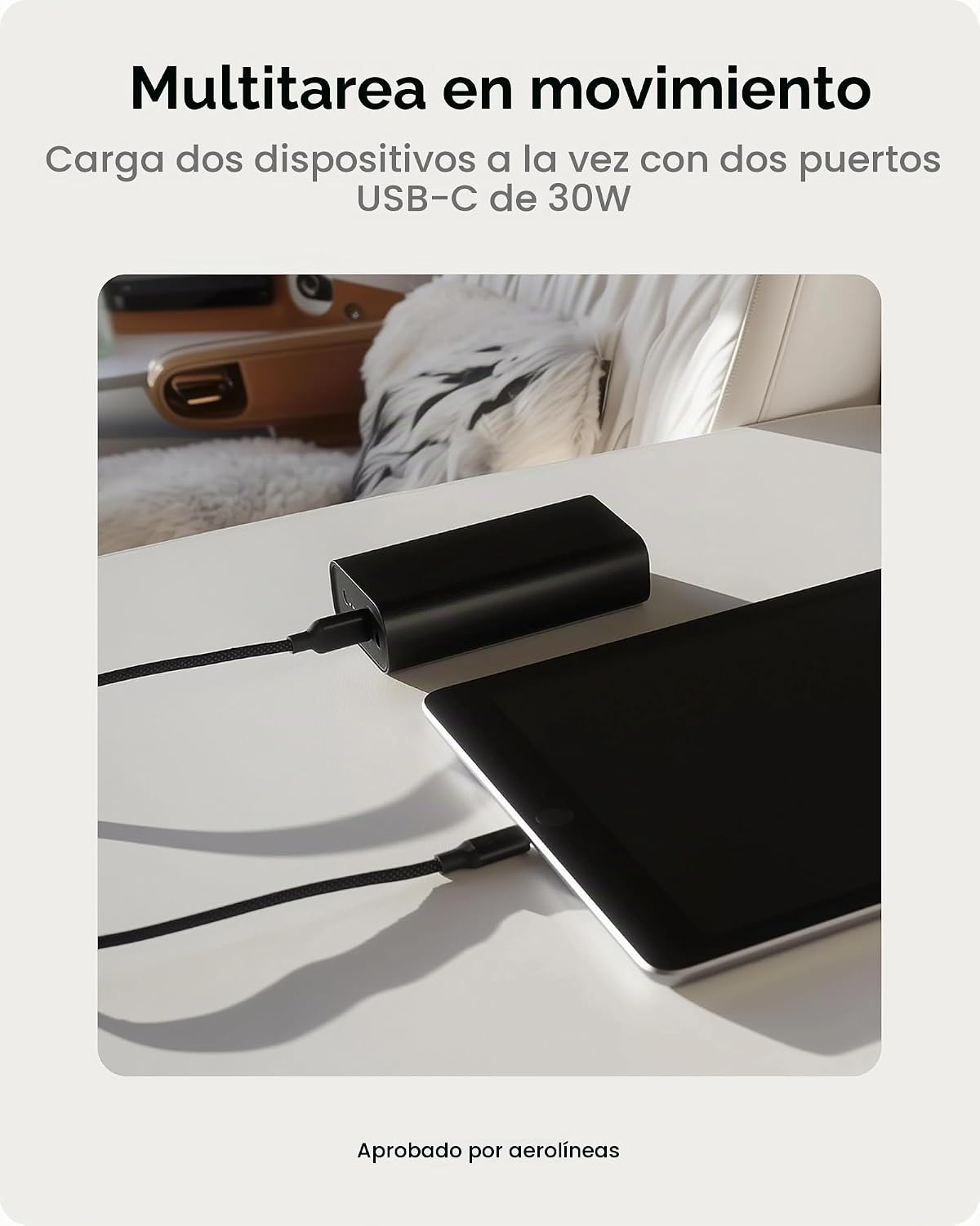 Mophie Powerstation Fast Power Bank de 10,000 mAh | Carga más rápid...
