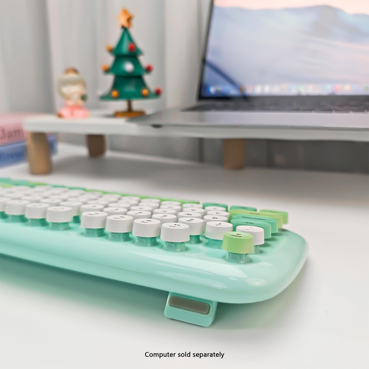 SaharaCase - Combo de teclado y mouse inalámbricos con clic silenci...
